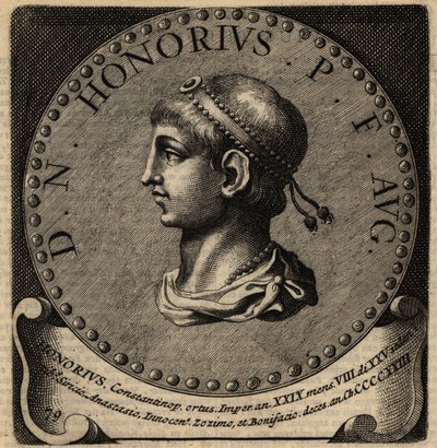 Retrato del Emperador Romano Honorio de Netherlandish School