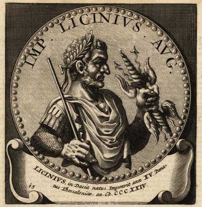 Retrato del Emperador Romano Licinio de Netherlandish School