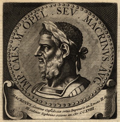 Retrato del emperador romano Macrino de Netherlandish School