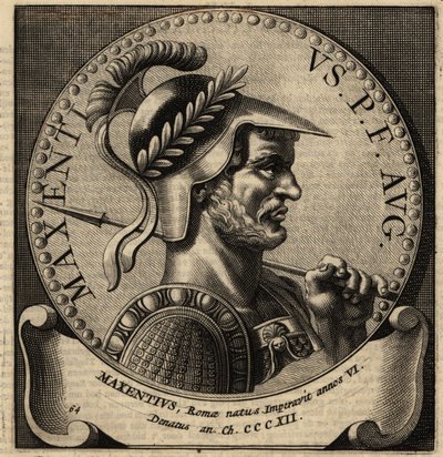 Retrato del Emperador Romano Majencio de Netherlandish School