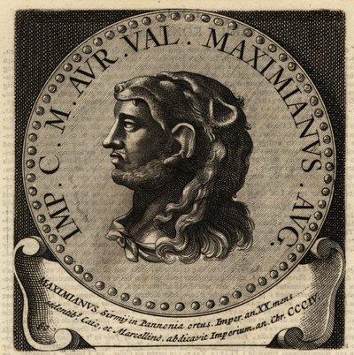 Retrato del Emperador Romano Maximiano de Netherlandish School
