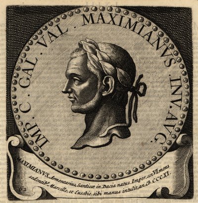 Retrato del Emperador Romano Maximiano de Netherlandish School
