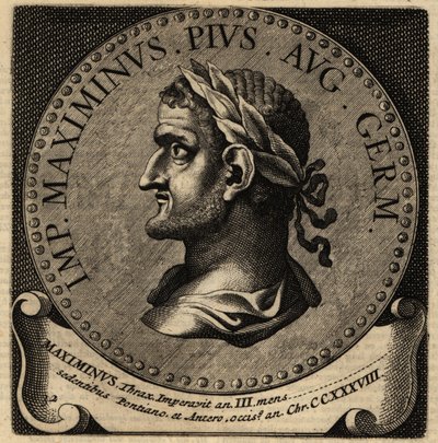 Retrato del emperador romano Maximino el Tracio de Netherlandish School