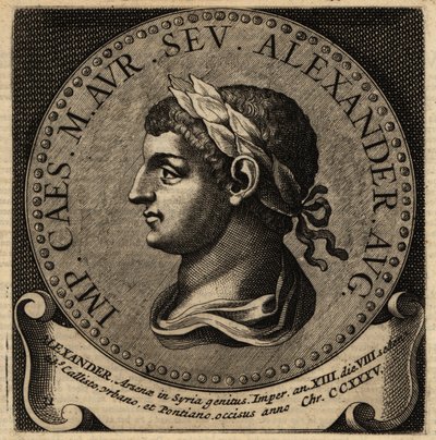 Retrato del emperador romano Severo Alejandro de Netherlandish School