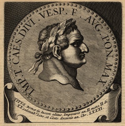 Retrato del Emperador Romano Tito de Netherlandish School