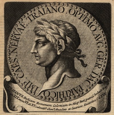 Retrato del emperador romano Trajano de Netherlandish School