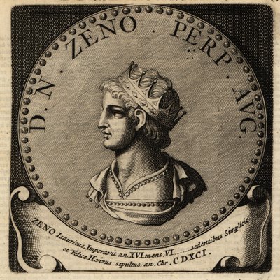 Retrato del Emperador Romano Zenón de Netherlandish School