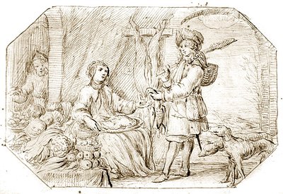 Las Cuatro Estaciones: Invierno - El Regreso de la Caza, c.1675 de Netherlandish School