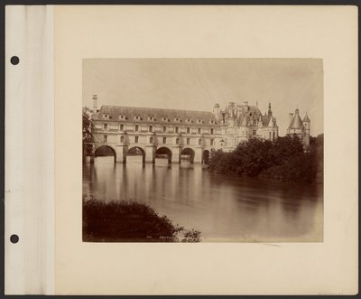 Castillo de Chenonceau, fachada este de Neurdein freres