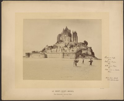 Mont-Saint-Michel, Vista general, lado este de Neurdein freres