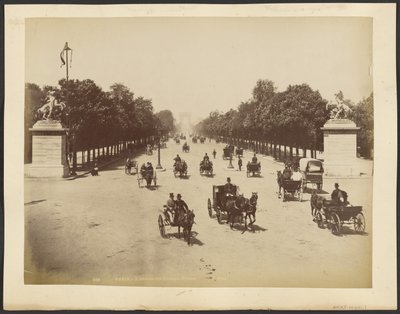 París: Avenida de los Campos Elíseos de Neurdein freres