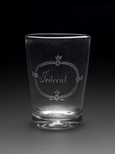 Vaso, c. 1788-1795 (vidrio sin plomo) de New Bremen Glass Manufactory