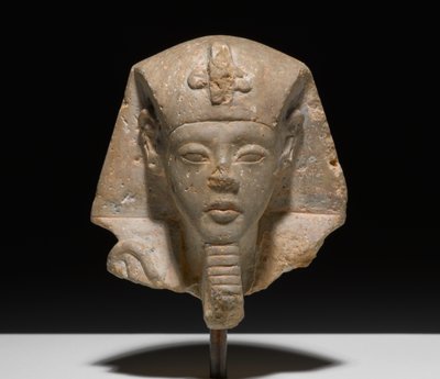 Cabeza de un shabti de Akhensten de New Kingdom Egyptian