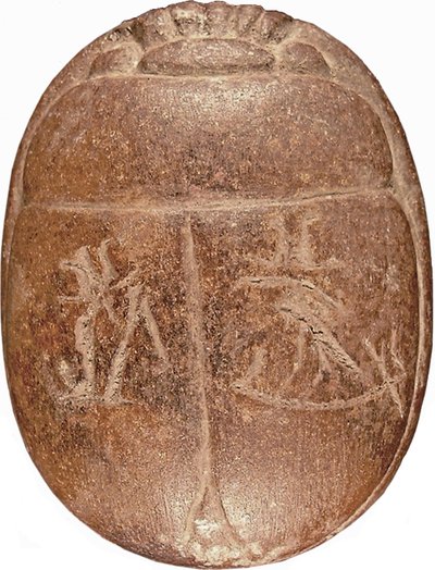 Escarabajo del corazón de Hati-iay de New Kingdom Egyptian