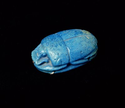 Escarabajo de una momia, de Tebas de New Kingdom Egyptian
