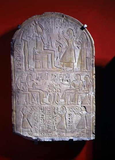 Estela de Iuny de New Kingdom Egyptian
