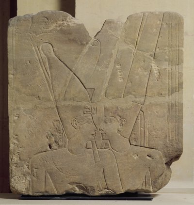 El dios Amón abrazando a Ramsés II, Karnak, c.1401-1213 a.C. de New Kingdom Egyptian