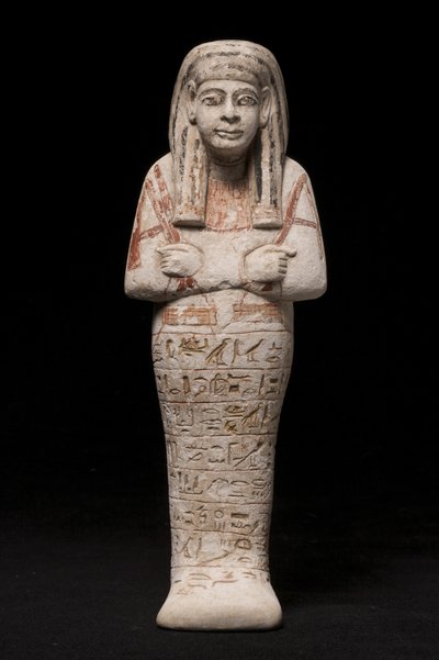 Ushabti para una mujer llamada Wia, Período Ramésida de New Kingdom Egyptian