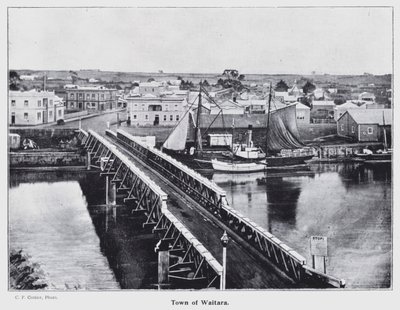 New Plymouth, Nueva Zelanda: Ciudad de Waitara (foto en blanco y negro) de New Zealand Photographer