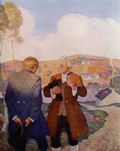 Ilustración para Secuestrado de Robert Louis Stevenson de Newell Convers (after) Wyeth