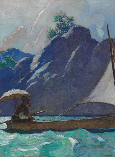 Y así de vez en cuando hice un pequeño viaje por el mar de Newell Convers Wyeth