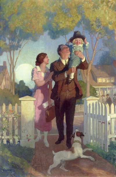 Llegando a casa de Newell Convers Wyeth