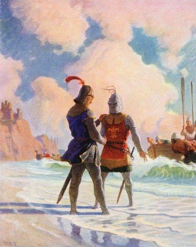 Bruce en la Playa de Newell Convers Wyeth