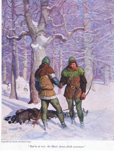 Pero descansa, la Flecha Negra ya no vuela, 1916 de Newell Convers Wyeth