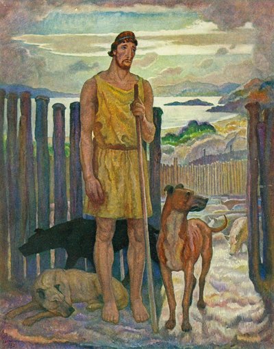 Eumeo, el porquerizo de Newell Convers Wyeth