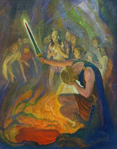 Odiseo en la Tierra de los Muertos de Newell Convers Wyeth