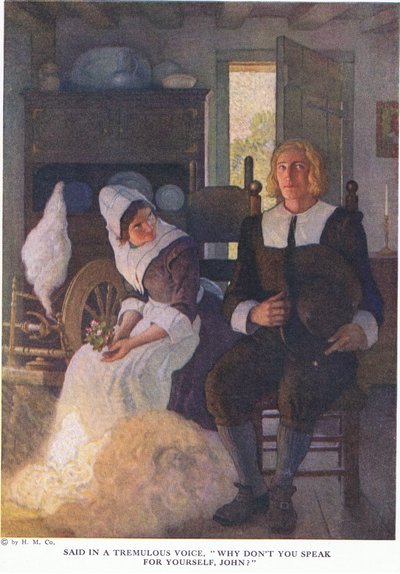 Dijo con voz temblorosa, ¿por qué no hablas por ti mismo, John? de Newell Convers Wyeth