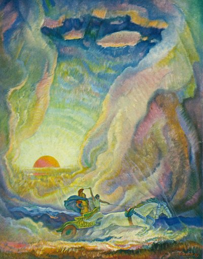 Telémaco en el carro de Néstor de Newell Convers Wyeth