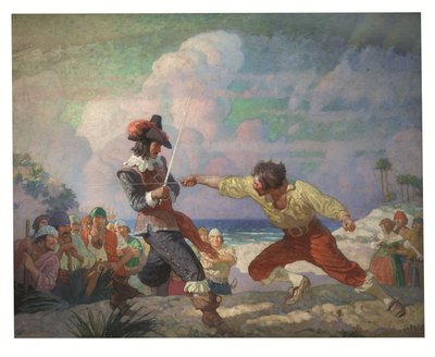 Duelo en la playa de Newell Convers Wyeth
