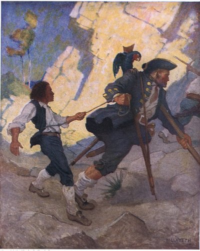 El Rehén: Por todo el mundo, fui guiado por un oso bailarín de Newell Convers Wyeth