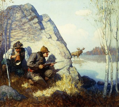 El llamado del alce de Newell Convers Wyeth