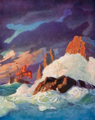 La Tormenta en el Fiordo de Clyde de Newell Convers Wyeth