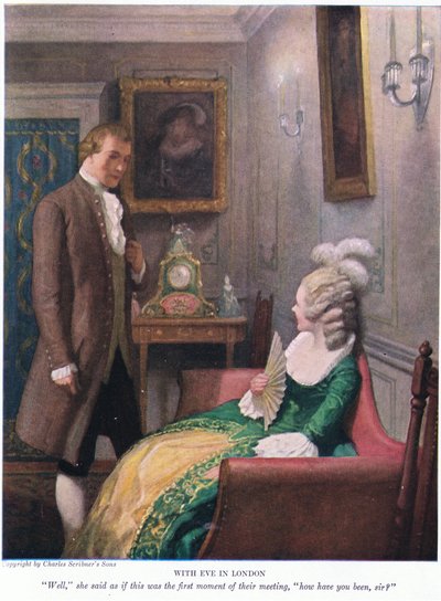 ¡Con Eva en Londres! Bueno, dijo como si fuera el primer momento de su encuentro, ¿cómo ha estado señor? de Newell Convers Wyeth