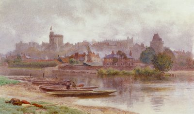 Castillo de Windsor en la penumbra de Newton Benett