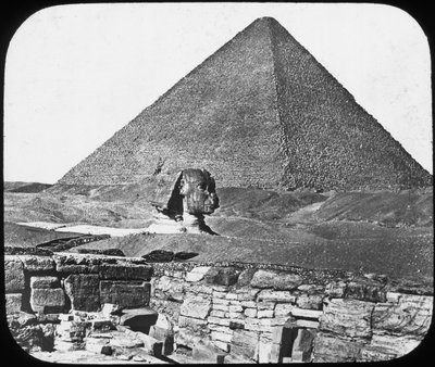 Gran Esfinge de Giza, Egipto, c1890 de Newton and Co