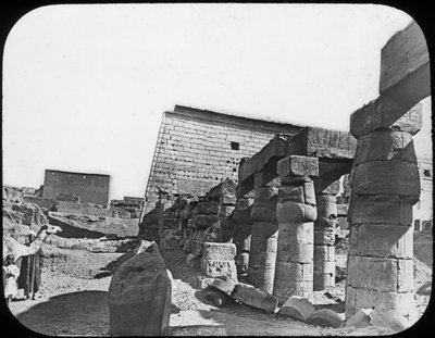 Gran Templo, Luxor, Egipto, c1890 de Newton and Co