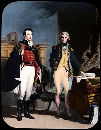 El Ejército y la Marina, Wellington y Nelson, c1805 de Newton and Co