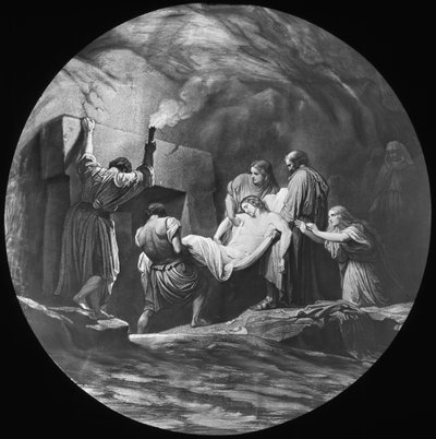 El entierro de Cristo, siglo XIX o XX de Newton and Co