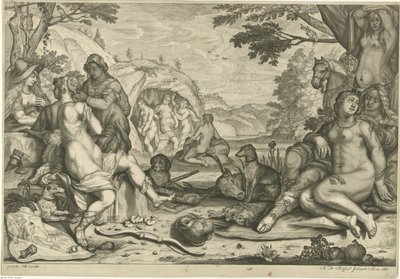 Diana en Callisto de Nicaise de Ruyter
