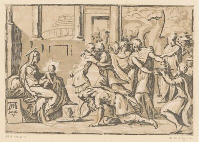 Adoración de los Reyes de Niccolò Vicentino (attributed to)
