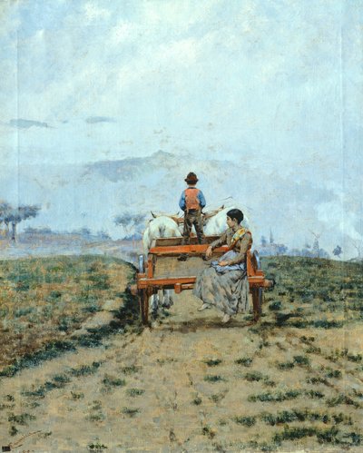 En un carro por los campos de Niccolo Cannicci