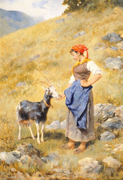 Pastora, de Niccolo Cannicci (1846-1906) de Niccolo Cannicci