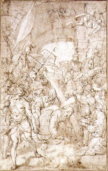 El camino al Calvario de Niccolo Circignano