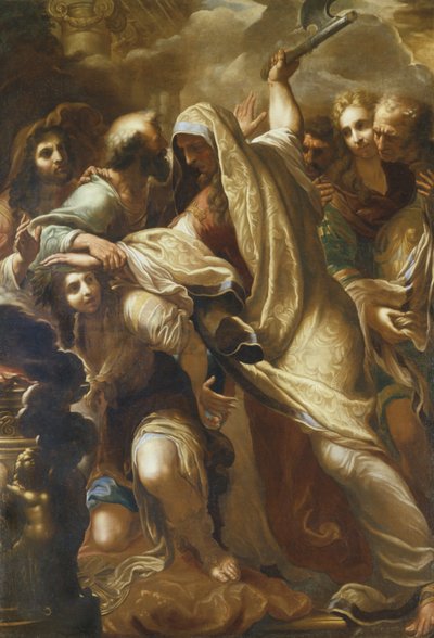 El sacrificio de Ifigenia (óleo sobre lienzo) de Niccolo Tornioli