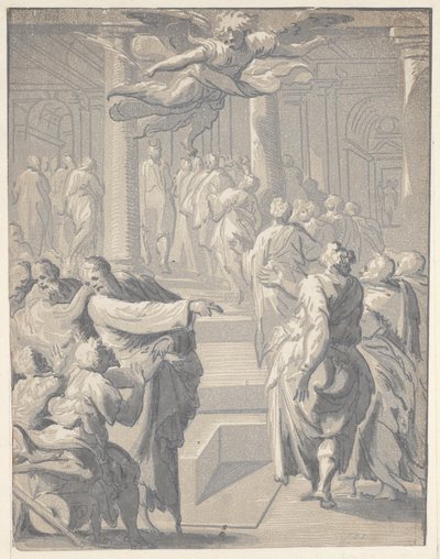 Cristo sanando al paralítico, 1540-50 de Niccolo Vicentino