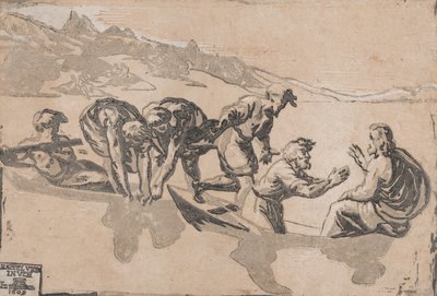 El milagro de los peces, después de Rafael de Niccolo Vicentino